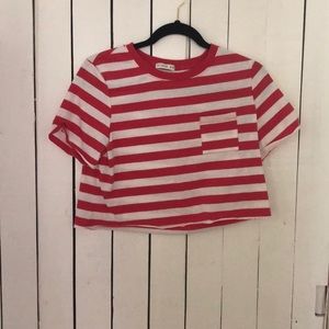 Striped crop top
